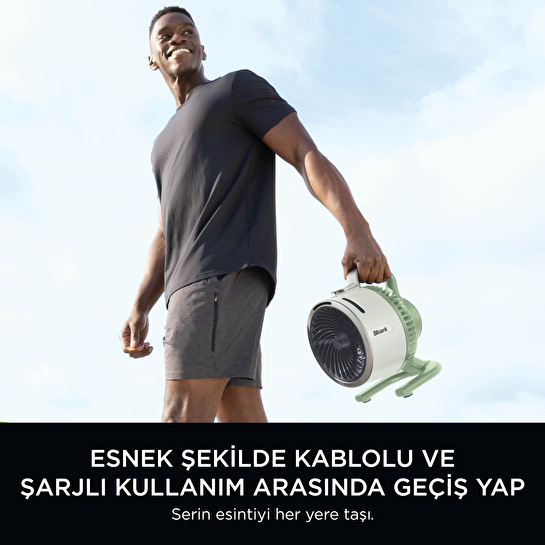 Shark Flexbreeze HydroGo Serinletici Buharlı Fan - Yeşil