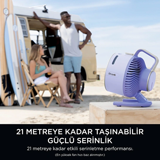 Shark Flexbreeze HydroGo Serinletici Buharlı Fan - Lila