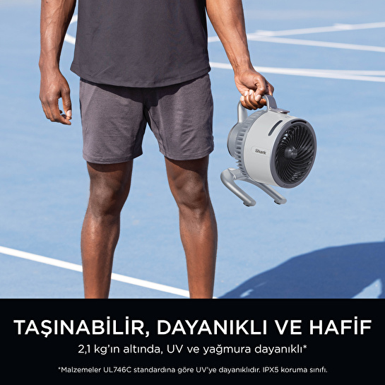 Shark Flexbreeze HydroGo Serinletici Buharlı Fan - Bej