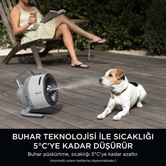 Shark Flexbreeze HydroGo Serinletici Buharlı Fan - Bej