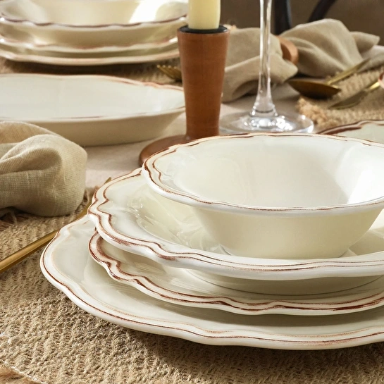 Emsan Antik 36 Parça 8 Kişilik Yemek Takımı