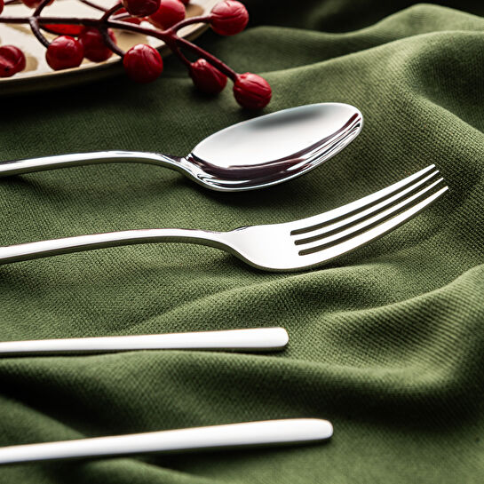 Emsan Alfa 30 Parça 6 Kişilik Çatal Kaşık Takımı