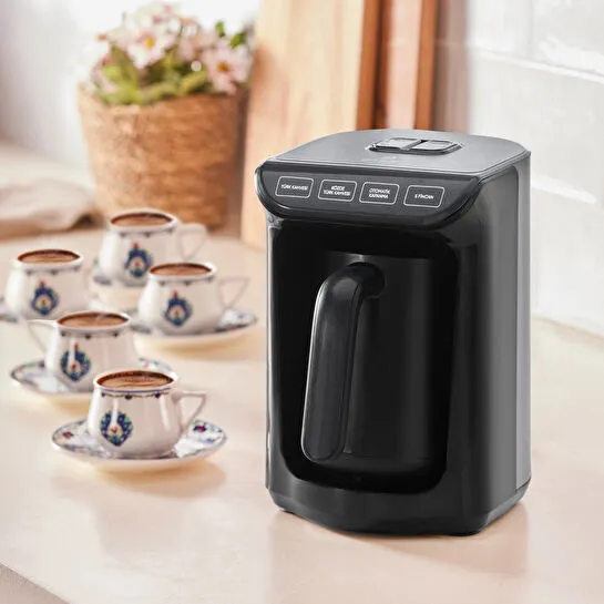 Emsan Hatır Köz Türk Kahve Makinesi Shiny Black