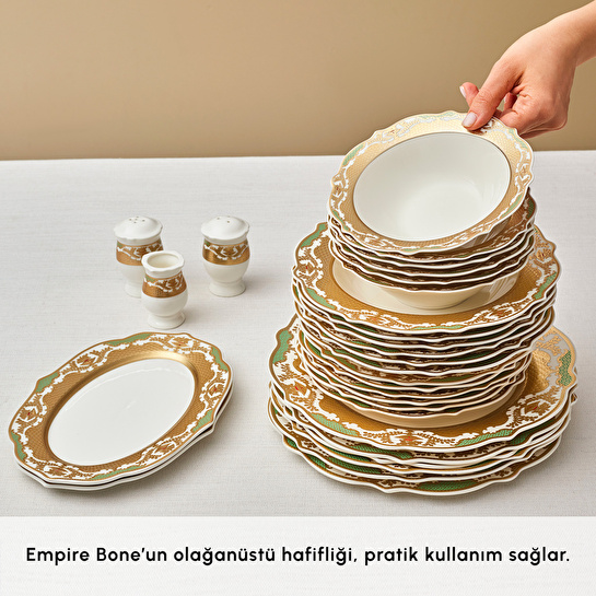 Emsan Empire Bone Zerda 29 Parça 6 Kişilik Yemek Takımı