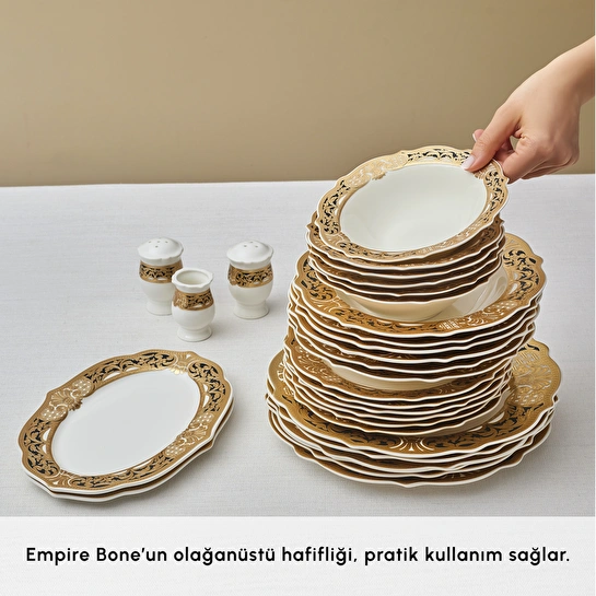 Emsan Empire Bone Barok 29 Parça 6 Kişilik Yemek Takımı