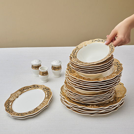 Emsan Empire Bone Barok 29 Parça 6 Kişilik Yemek Takımı
