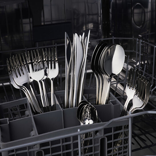 Karaca Sintra 40 Parça 8 Kişilik Çatal Kaşık Bıçak Takımı Platin