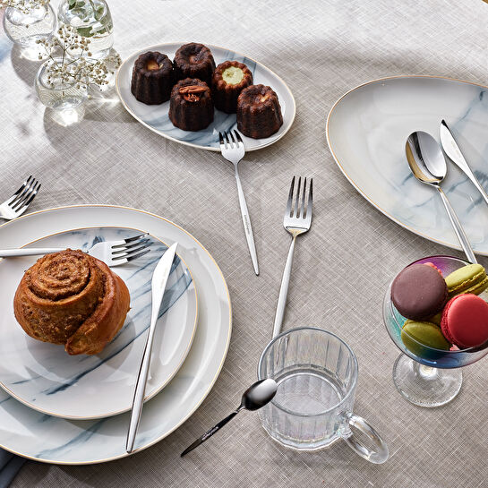 Karaca Sintra 40 Parça 8 Kişilik Çatal Kaşık Bıçak Takımı Platin