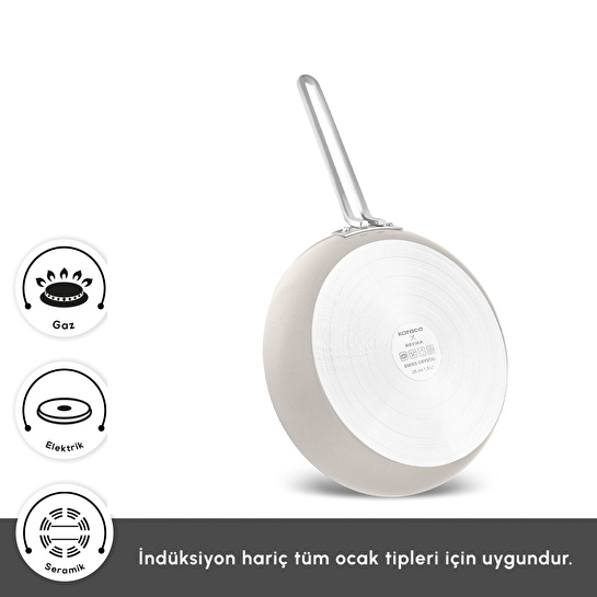 Karaca x Refika Swiss Crystal 9 Parça Tencere ve Tava Seti Beige