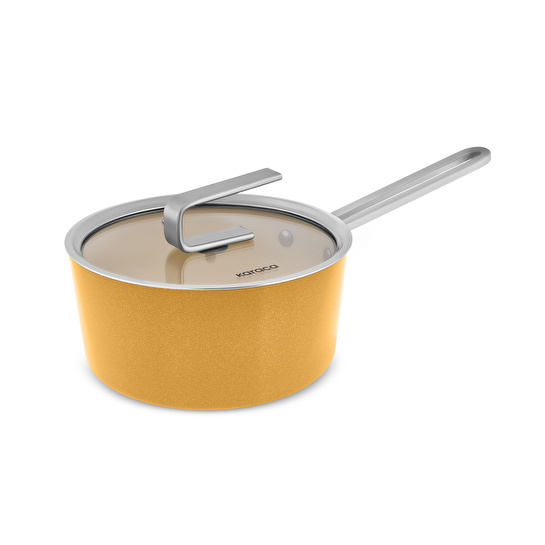 Karaca x Refika Swiss Crystal 9 Parça Tencere Seti Mustard Yellow