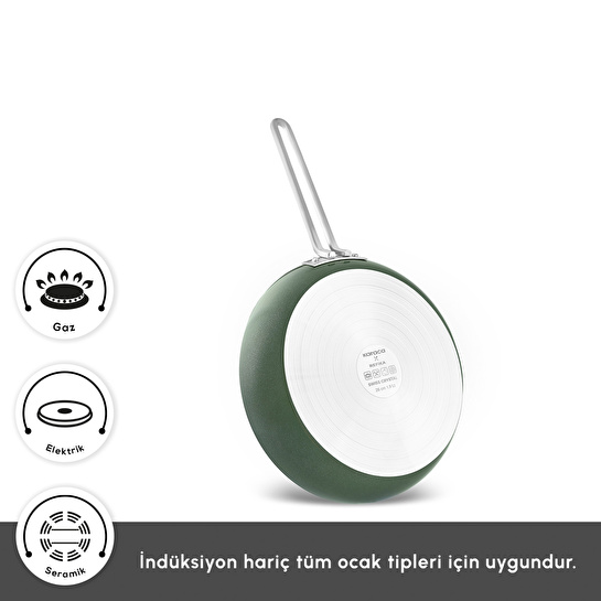 Karaca x Refika Swiss Crystal 9 Parça Tencere ve Tava Seti Emerald Green