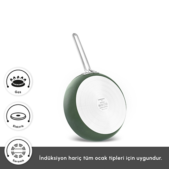 Karaca x Refika Swiss Crystal 9 Parça Tencere ve Tava Seti Emerald Green