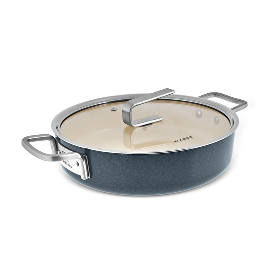 Karaca x Refika Swiss Crystal 9 Parça Tencere Seti Navy Blue