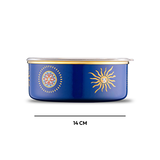 Emsan Solemar Emaye 3'lü Saklama Kabı Seti