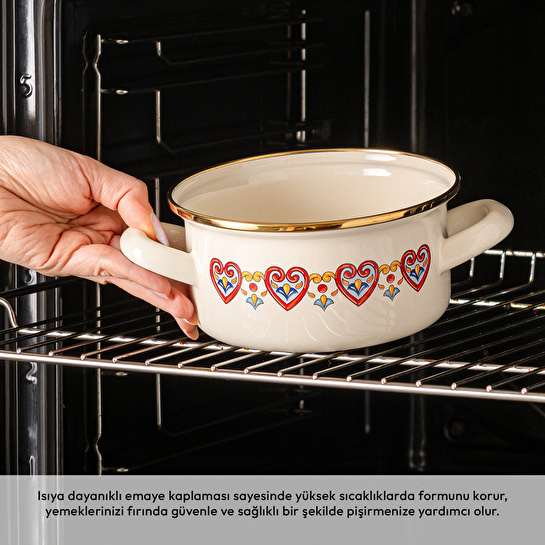 Emsan Solemar Emaye Midi Set 14 cm