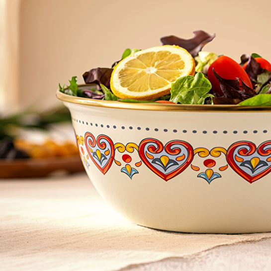 Emsan Solemar Emaye Salata Kasesi 20 cm