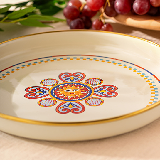 Emsan Solemar Emaye Sunumluk 28 cm