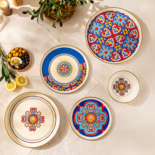 Emsan Solemar Emaye Pasta Tabağı 21 cm