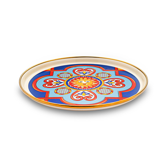 Emsan Solemar Emaye Pasta Tabağı 21 cm