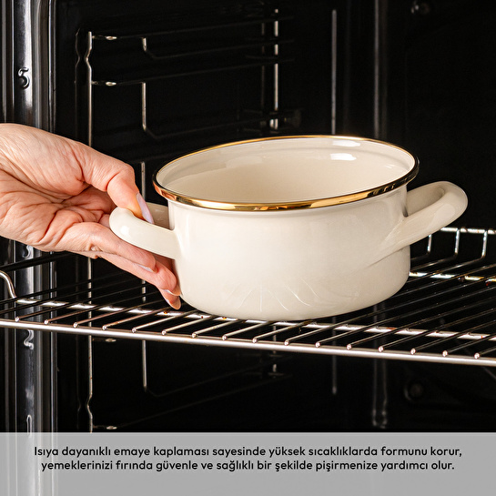 Emsan Retro Emaye Midi Set 14 cm