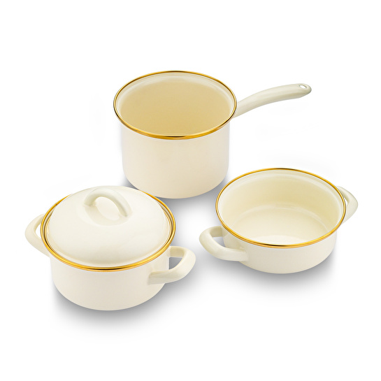 Emsan Retro Emaye Midi Set 14 cm