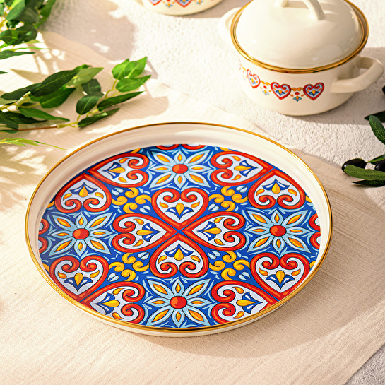 Emsan Solemar Emaye Tepsi 31 cm