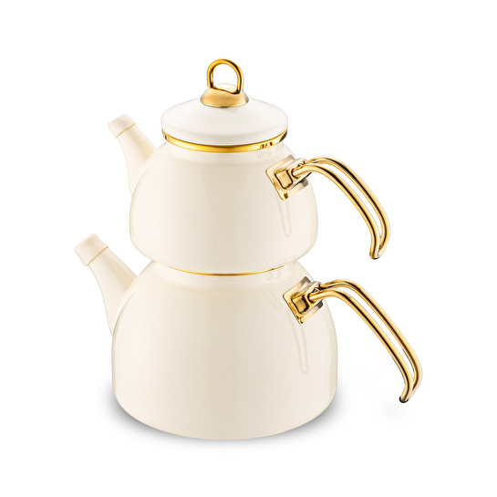 Emsan Retro Emaye Çaydanlık Takımı 1.1 lt - 2.3 lt