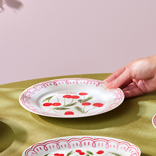 Karaca Cherry Time Pasta Tabağı 20 cm