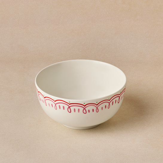 Karaca Cherry Time Noodle Kase 14 cm