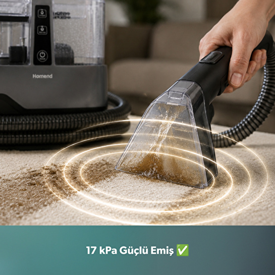 Homend Stain-X 1258H Taşınabilir Halı, Koltuk Yıkama ve Leke Çıkarma Makinesi