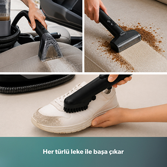 Homend Stain-X 1258H Taşınabilir Halı, Koltuk Yıkama ve Leke Çıkarma Makinesi
