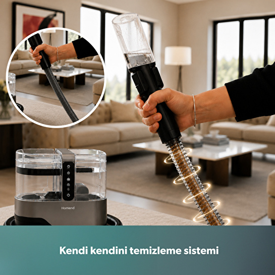 Homend Stain-X 1258H Taşınabilir Halı, Koltuk Yıkama ve Leke Çıkarma Makinesi