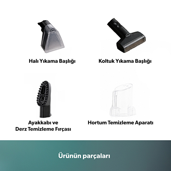 Homend Stain-X 1258H Taşınabilir Halı, Koltuk Yıkama ve Leke Çıkarma Makinesi
