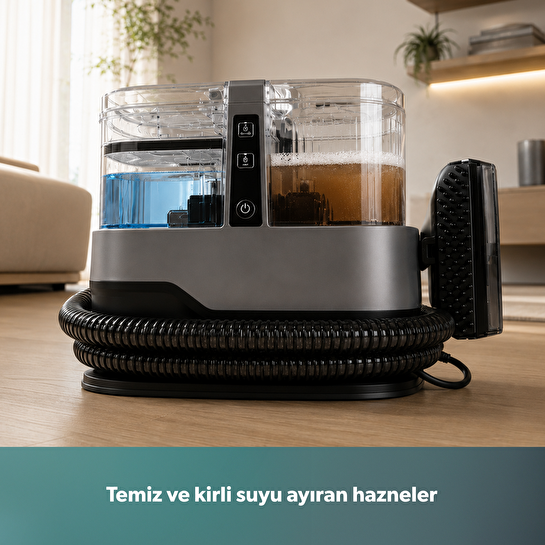 Homend Stain-X 1258H Taşınabilir Halı, Koltuk Yıkama ve Leke Çıkarma Makinesi