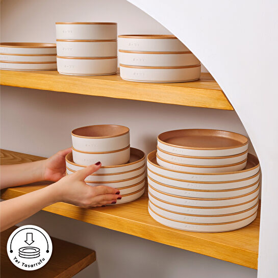 Karaca x Fatih Tutak Earth Collection 57 Parça 12 Kişilik Yemek Takımı