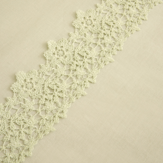 Karaca Home Lunelle Dantelli Çift Kişilik Nevresim Takımı Adaçayı