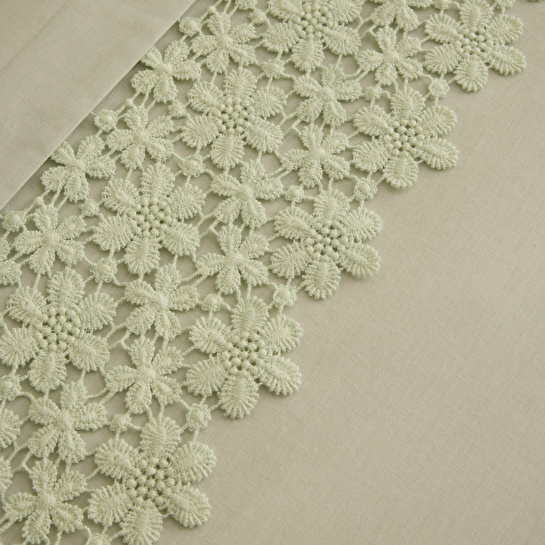 Karaca Home Rosal Brodeli Çift Kişilik Nevresim Takımı Adaçayı