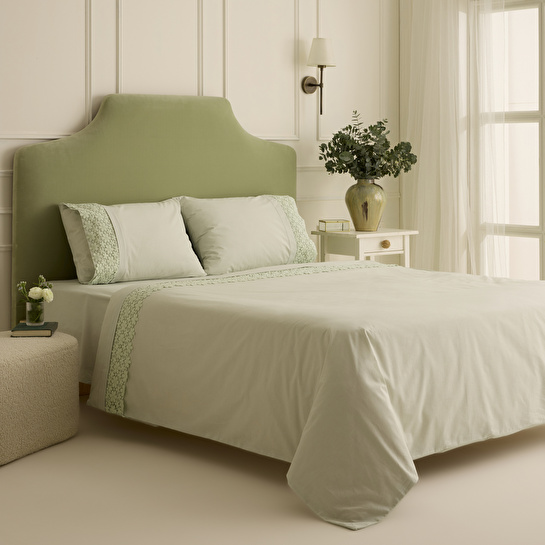 Karaca Home Rosal Brodeli Çift Kişilik Nevresim Takımı Adaçayı