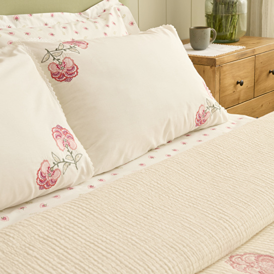 Karaca Home Lioren %100 Pamuk Nish Set Çift Kişilik Pike Takımı Multicolour