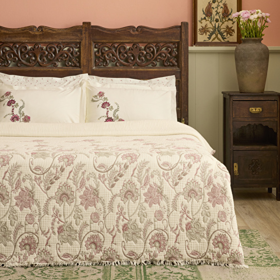 Karaca Home Noera %100 Pamuk Nish Set Çift Kişilik Pike Takımı Multicolour