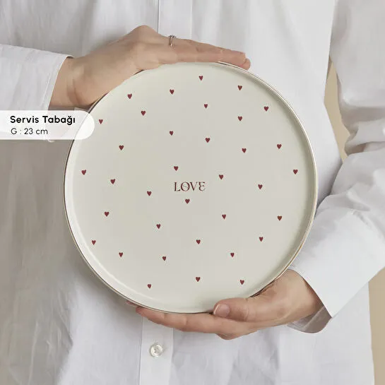 Emsan Lovin 32 Parça 6 Kişilik Kahvaltı Takımı Gold