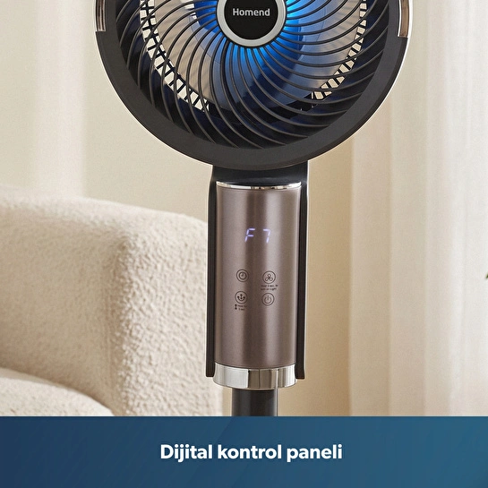 Homend Fanomen 9014H Uzaktan Kumandalı LED Işıklı Vantilatör