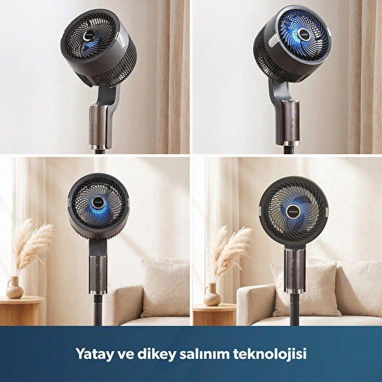 Homend Fanomen 9014H Uzaktan Kumandalı LED Işıklı Vantilatör