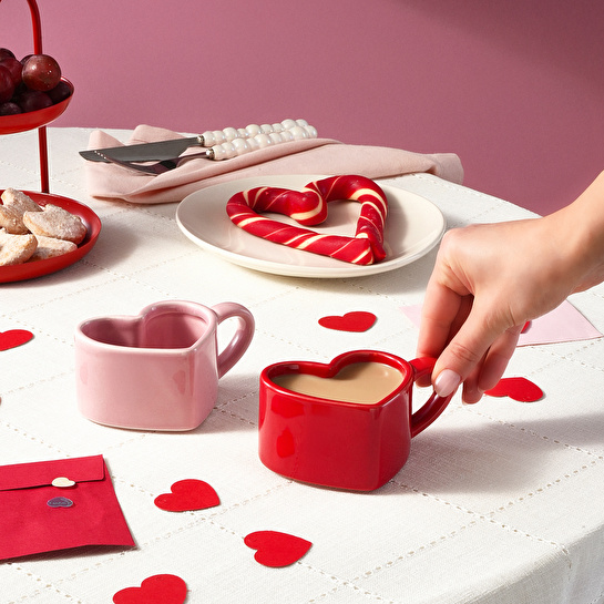 Karaca Love You 2 Kişilik Çay Fincan Takımı 160 ml