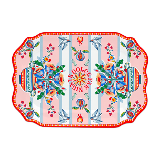 Baci Milano Dolce Far Niente Oval Servis / Tepsi 35 x 55 cm