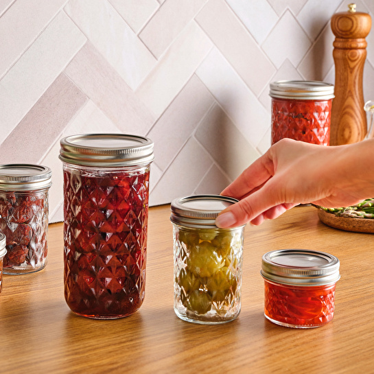 Karaca x Refika Baklava Desen Boyunsuz Kavanoz 7'li Set