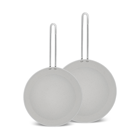 Emsan Biogranit White Stone 2'li Tava Set