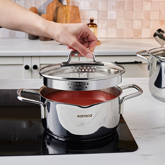 Karaca Powersteel 316+ Martha 15 Parça Tencere Seti