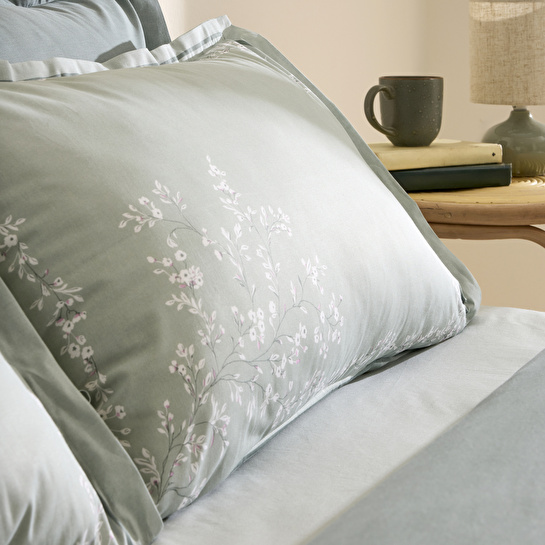 Karaca Home Linaria %100 Pamuk Çift Kişilik Nevresim Pike Takımı Mint