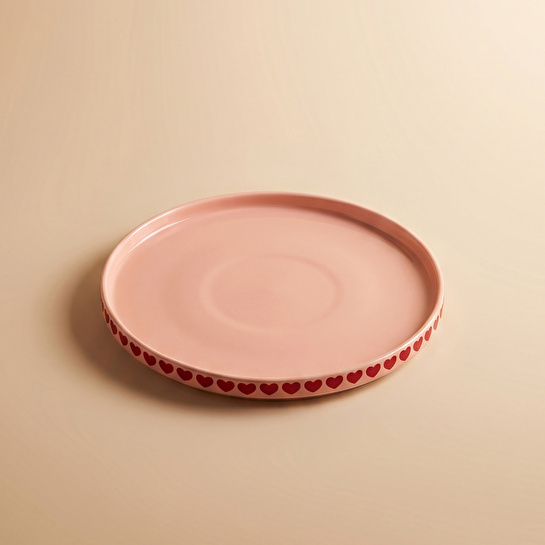 Karaca Sweetheart Servis Tabağı Pembe 27 cm